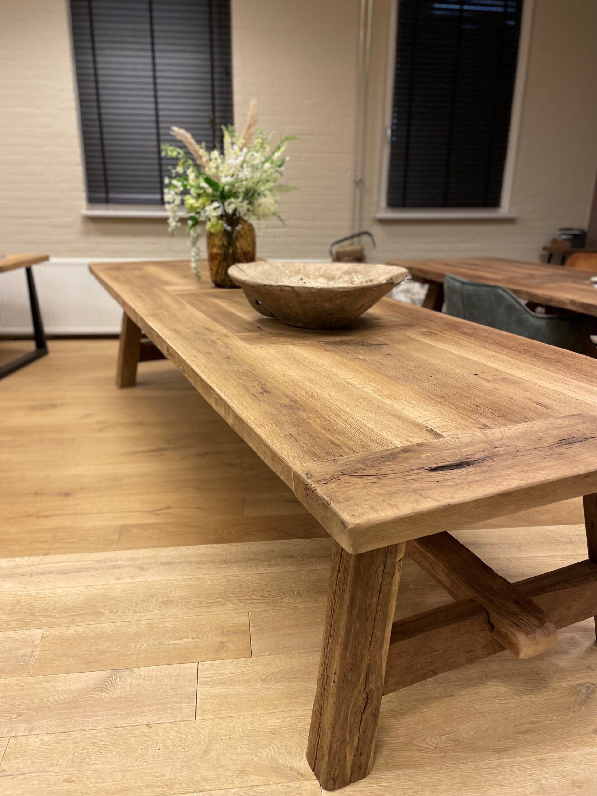 oud eiken gerecycled oud robuust eiken tafels houten bak uglywood